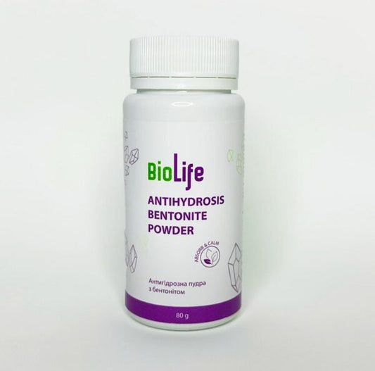 BioLife Bentonite Anti-Perspiration Powder 80 g